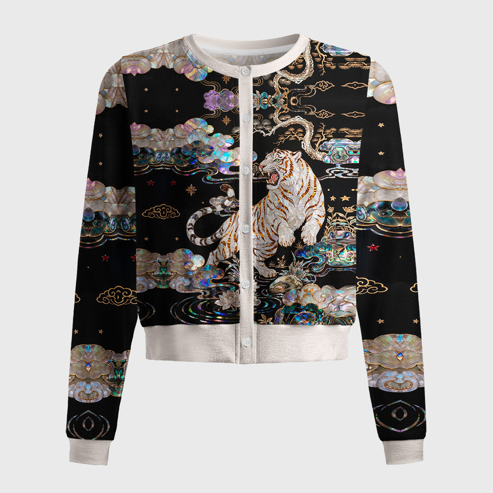 Tokyo-Tiger Celestial Tiger Rising Women's Lightweight Cardigan