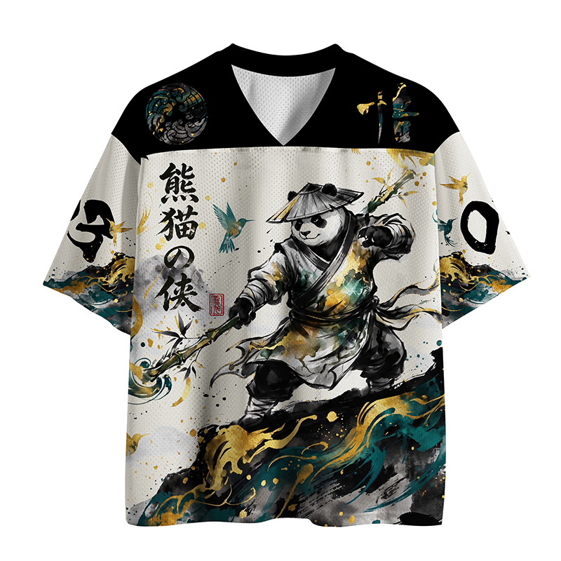 Tokyo-Tiger Mountain Panda Warrior Mesh Jersey