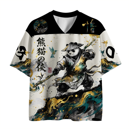 Tokyo-Tiger Mountain Panda Warrior Mesh Jersey