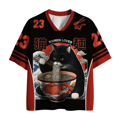 Tokyo-Tiger Ramen Meowster Mesh Jersey