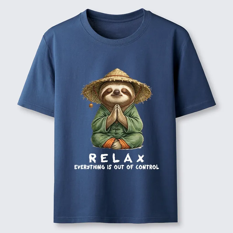 Tokyo-Tiger Zen Relax Sloth Graphic Classic T-Shirt
