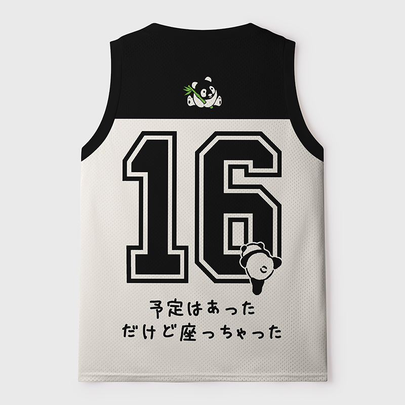 Tokyo-Tiger Maybe Later Panda Mesh Tank Top