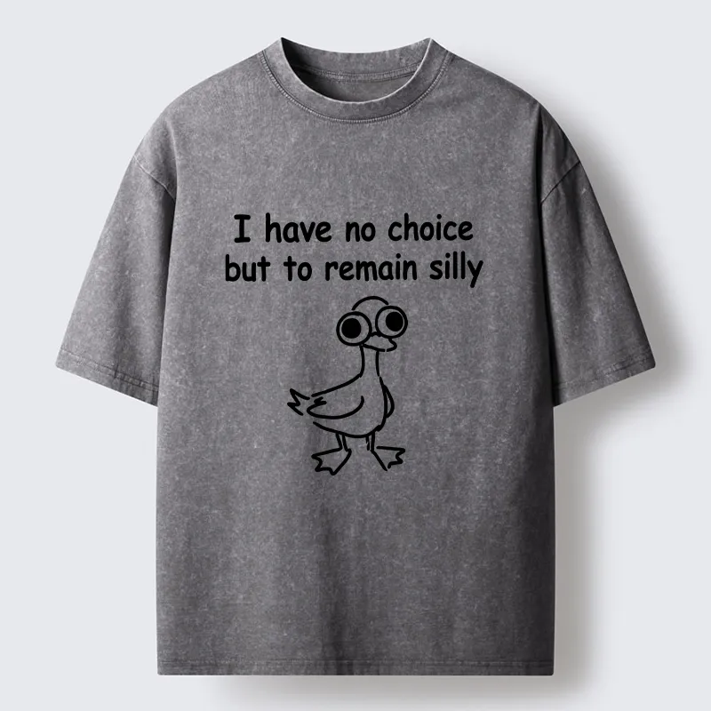 Tokyo-Tiger Cute Silly Goose Meme Washed T-Shirt