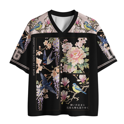 Tokyo-Tiger Spring Swallow Dance Mesh Jersey