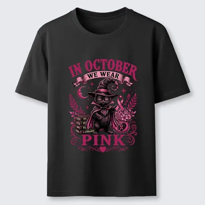 Tokyo-Tiger Witch Cat Breast Cancer Awareness Classic T-Shirt