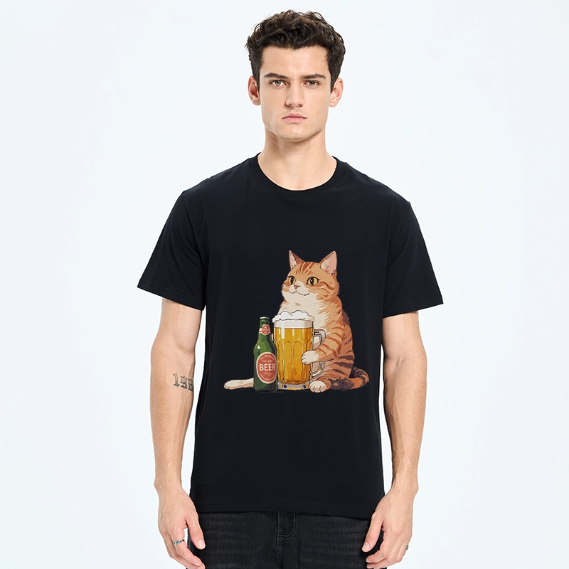 Tokyo-Tiger Funny Beer Cat After Work Classic T-Shirt