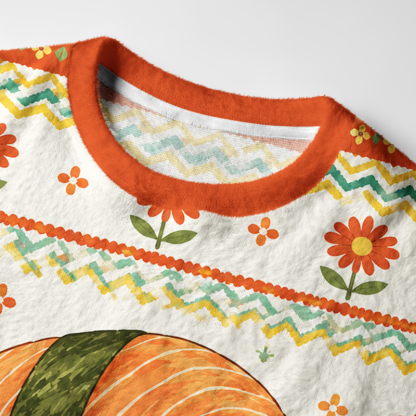 Tokyo-Tiger Cute Sushi Sheep Fuzzy Christmas Ugly Sweatshirt