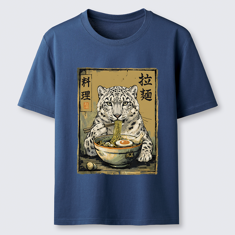 Tokyo-Tiger Ramen Snow Leopard Meme Classic T-Shirt
