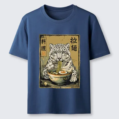 Tokyo-Tiger Ramen Snow Leopard Meme Classic T-Shirt