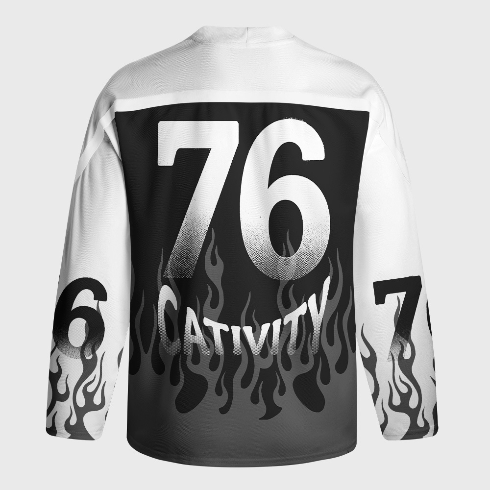 Tokyo-Tiger Purranormal Cativity Long-Sleeve Hockey Jersey