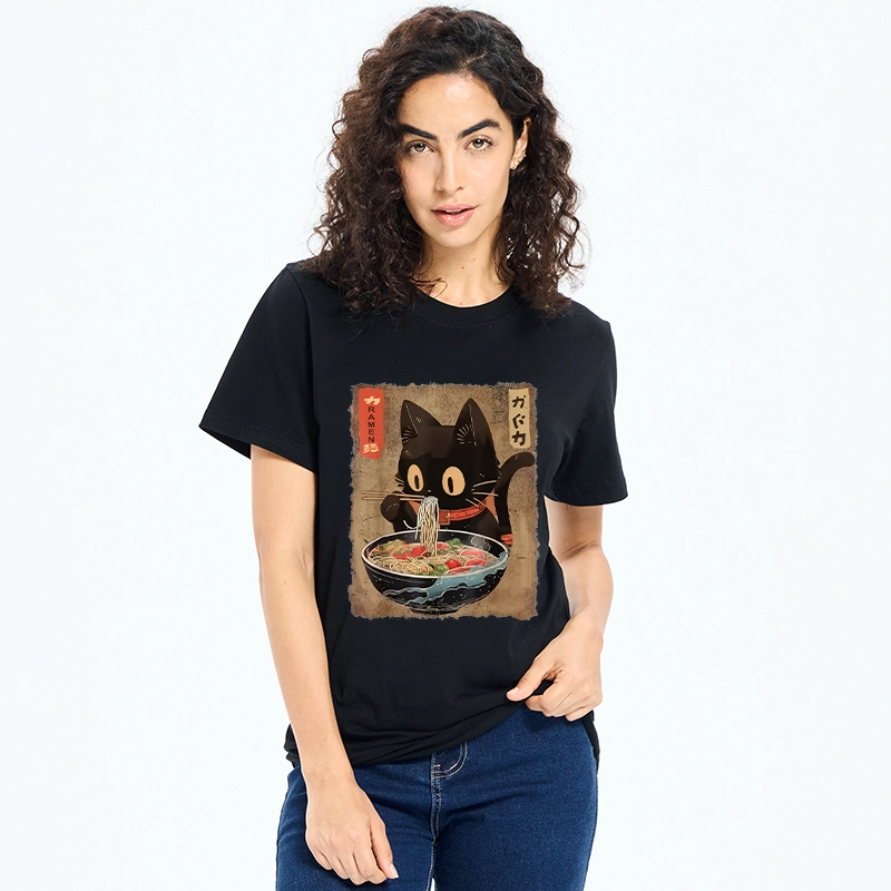 Tokyo-Tiger Ramen Cat Living Its Best Life Classic T-Shirt