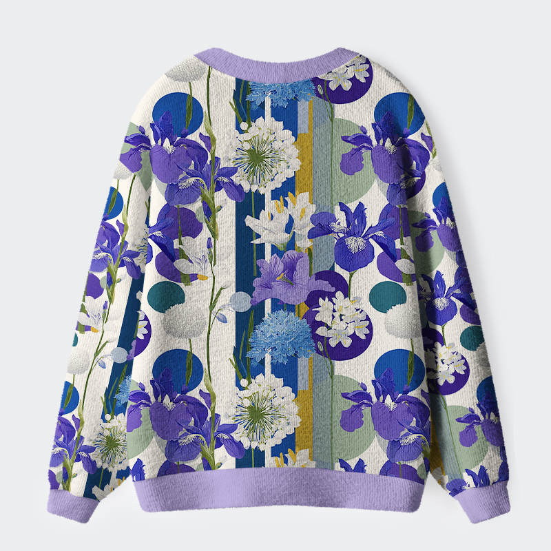 Tokyo-Tiger Canvas of Iris Ugly Cardigan Sweater