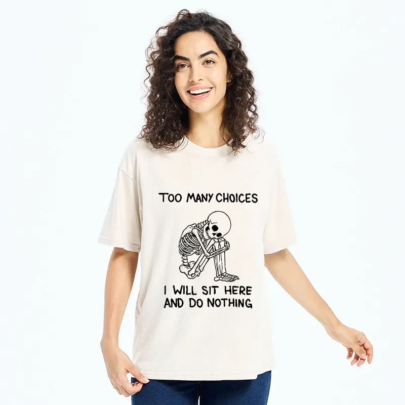 Tokyo‑Tiger Meme Do Nothing Washed T‑Shirt