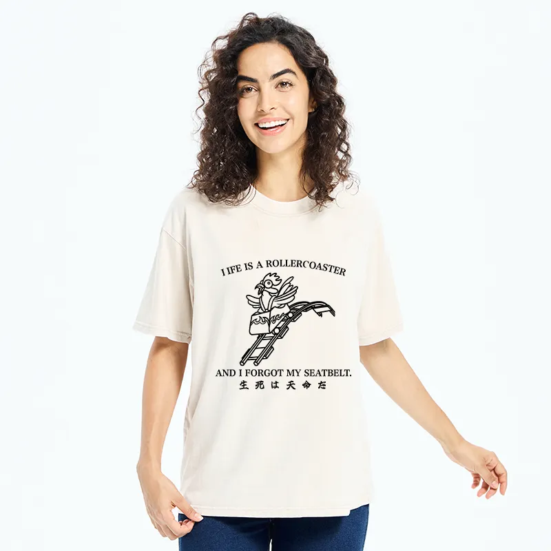 Tokyo-Tiger Life Out Of Control Washed T-Shirt