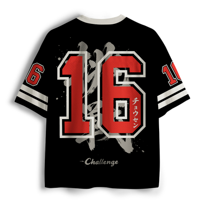 Tokyo-Tiger Ink Art Challenge Kanji Mesh Jersey