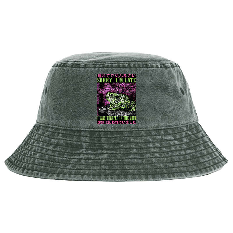 Tokyo-Tiger Frogs Trapped In The Void Washed Bucket Hat Sale
