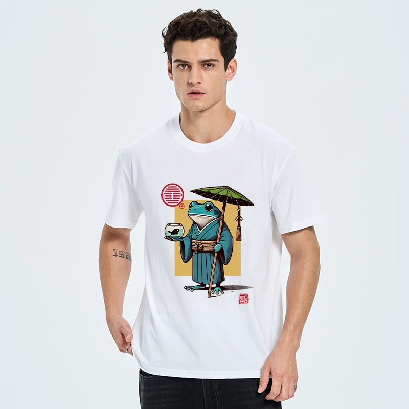 Tokyo-Tiger Green Frog Samurai Classic T-Shirt