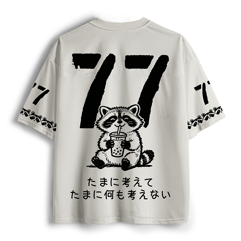Tokyo-Tiger Sometimes I Think Sometimes I Don’t Raccoon Mesh Jersey