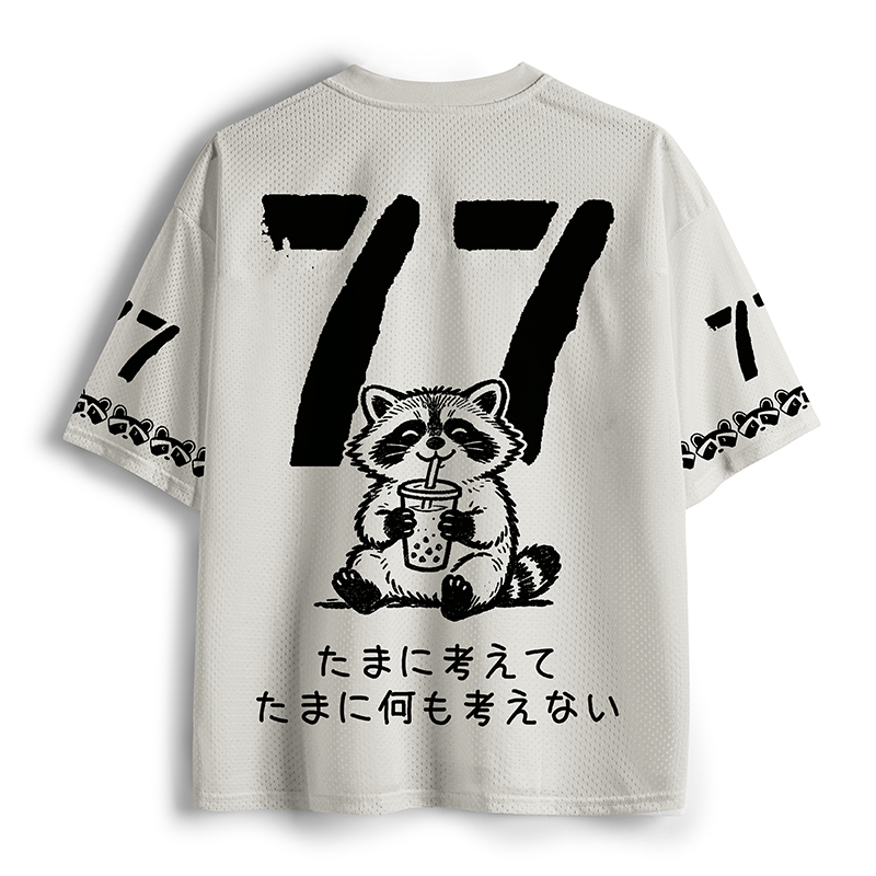 Tokyo-Tiger Sometimes I Think Sometimes I Don’t Raccoon Mesh Jersey