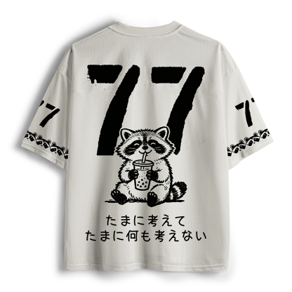 Tokyo-Tiger Sometimes I Think Sometimes I Don’t Raccoon Mesh Jersey