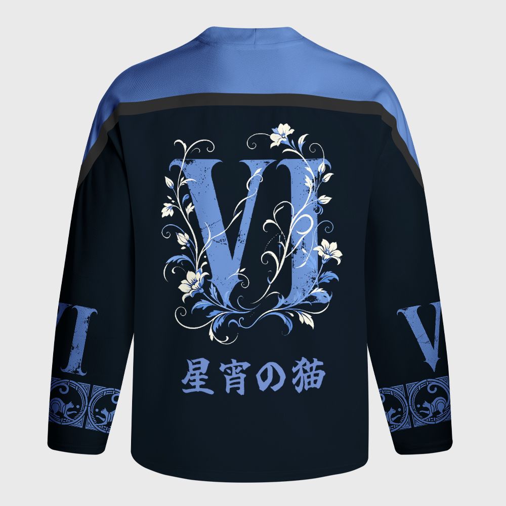 Tokyo-Tiger Lunar Cat Long-Sleeve Hockey Jersey