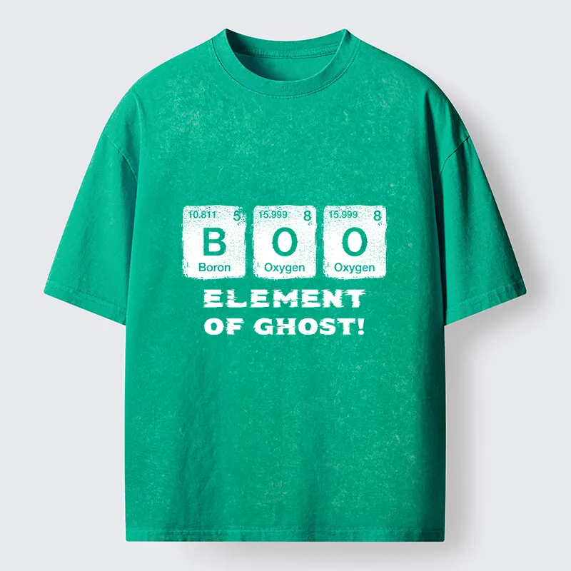 Tokyo-Tiger Ghost Chemistry Element Washed T-Shirt