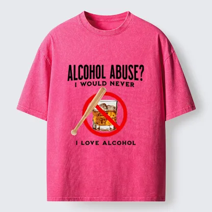 Tokyo-Tiger Funny Alcohol Joke Washed T-Shirt