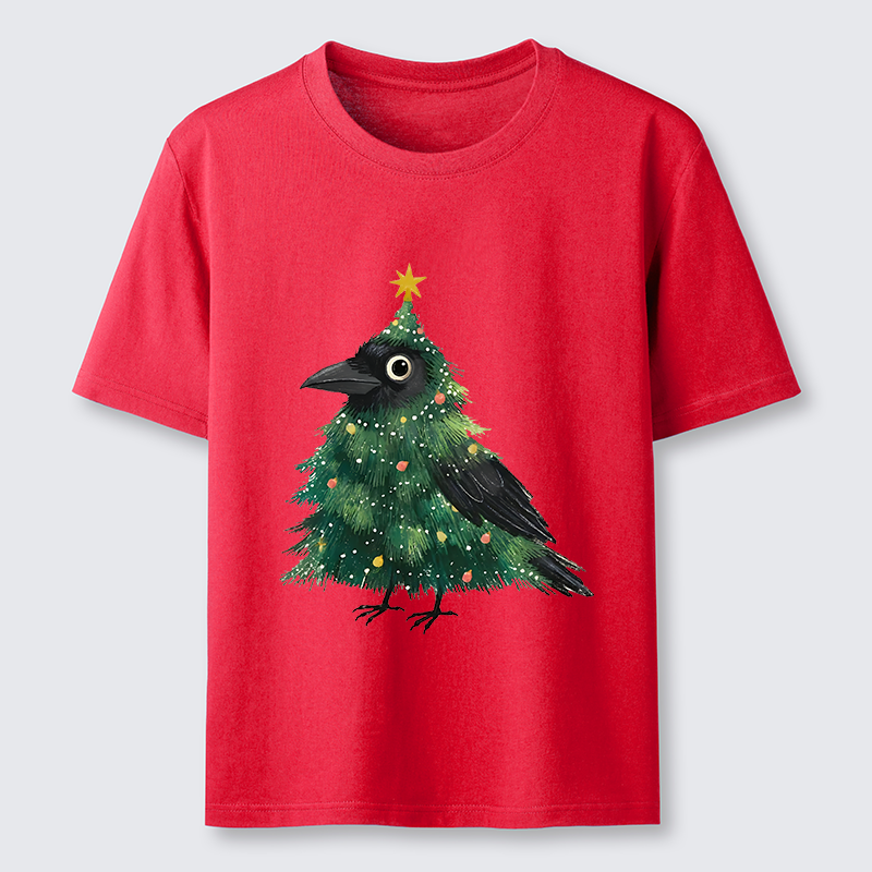 Tokyo-Tiger Cute Christmas Tree Crow Classic T-Shirt