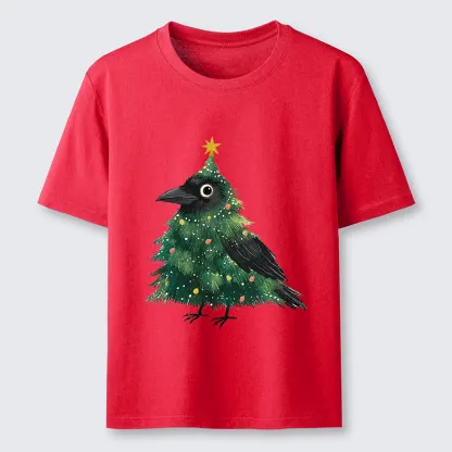 Tokyo-Tiger Cute Christmas Tree Crow Classic T-Shirt