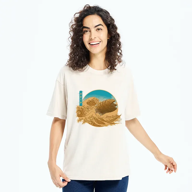Tokyo-Tiger Desert And Sandworm Washed T-Shirt