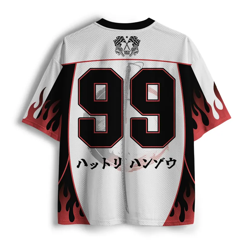 Tokyo-Tiger Japanese Samurai Sword Zen Mesh Jersey
