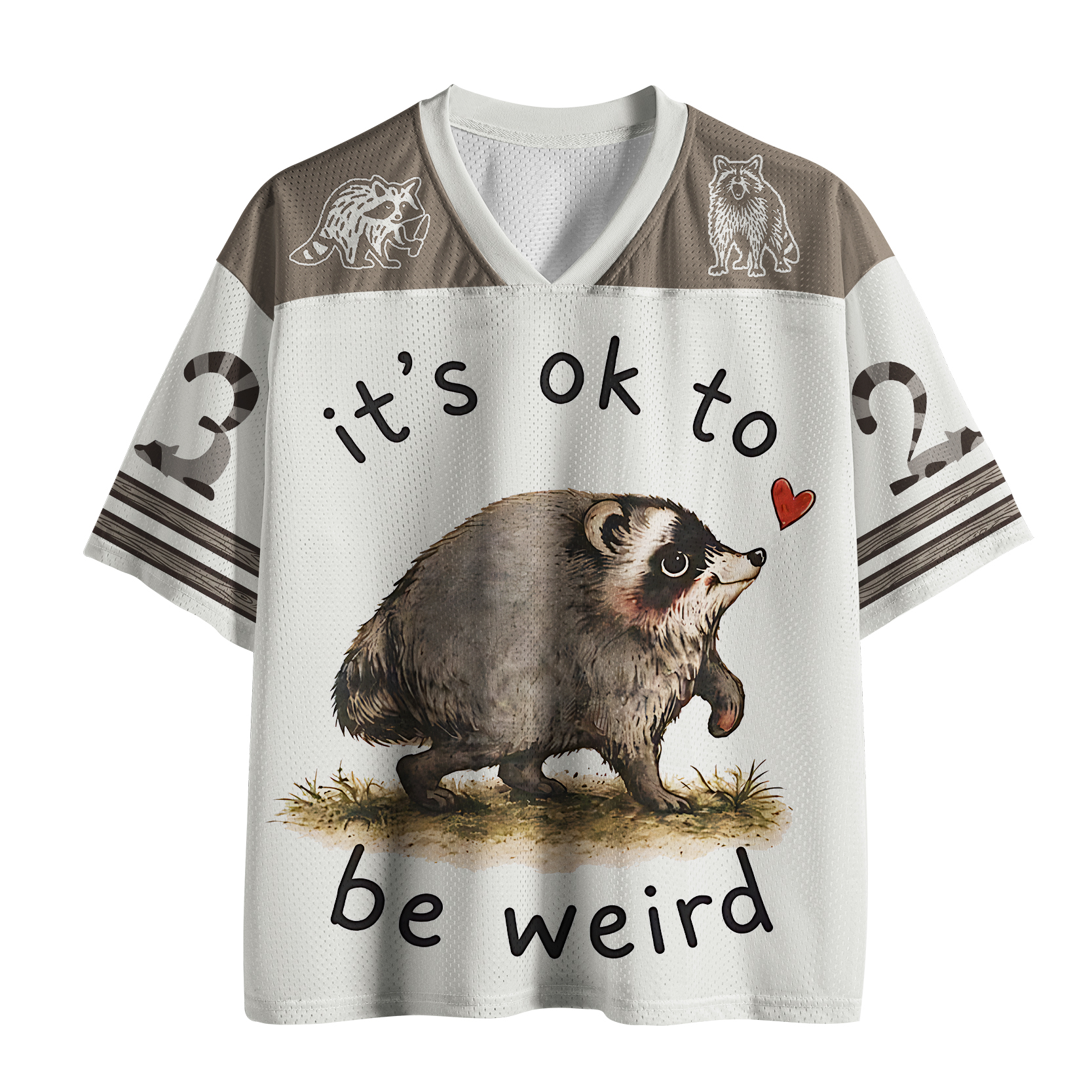 Tokyo-Tiger Jimothy Weird Raccoon Art Mesh Jersey