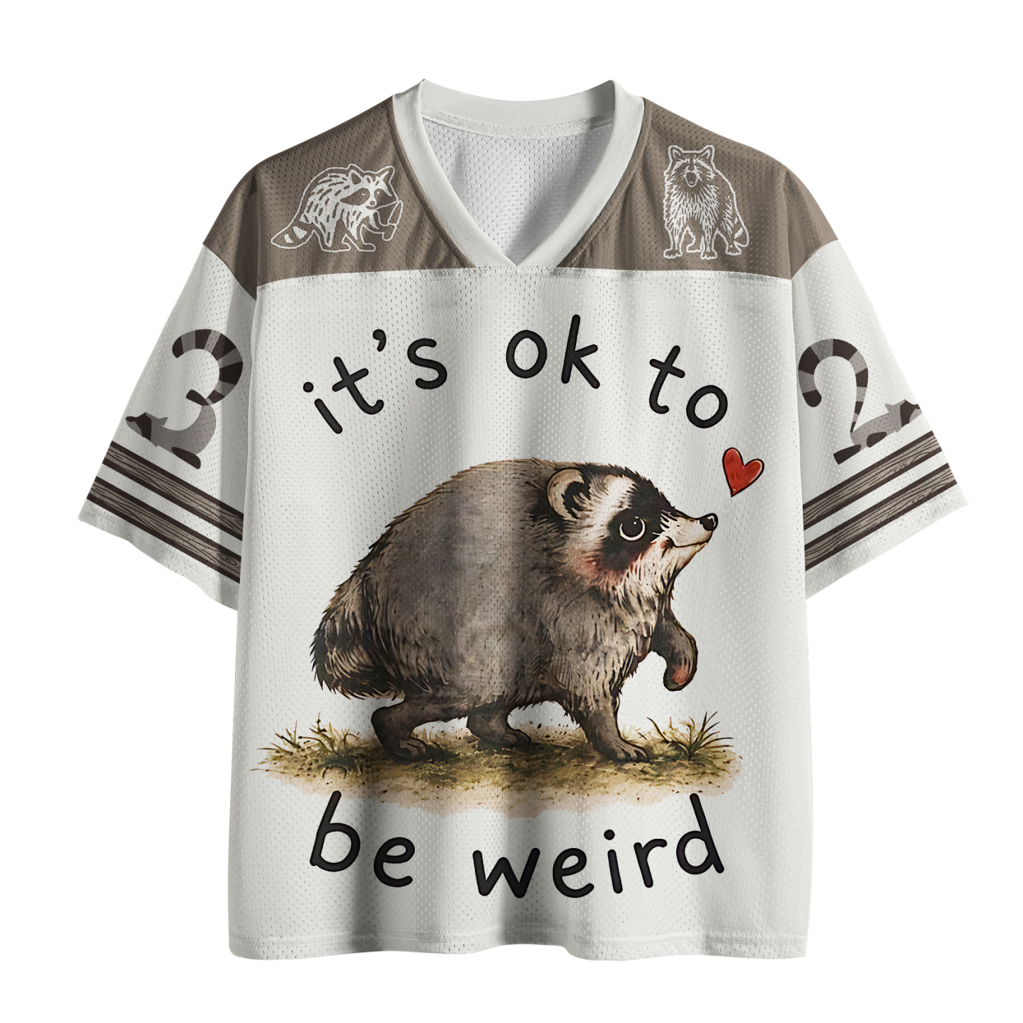 Tokyo-Tiger Jimothy Weird Raccoon Art Mesh Jersey Sale