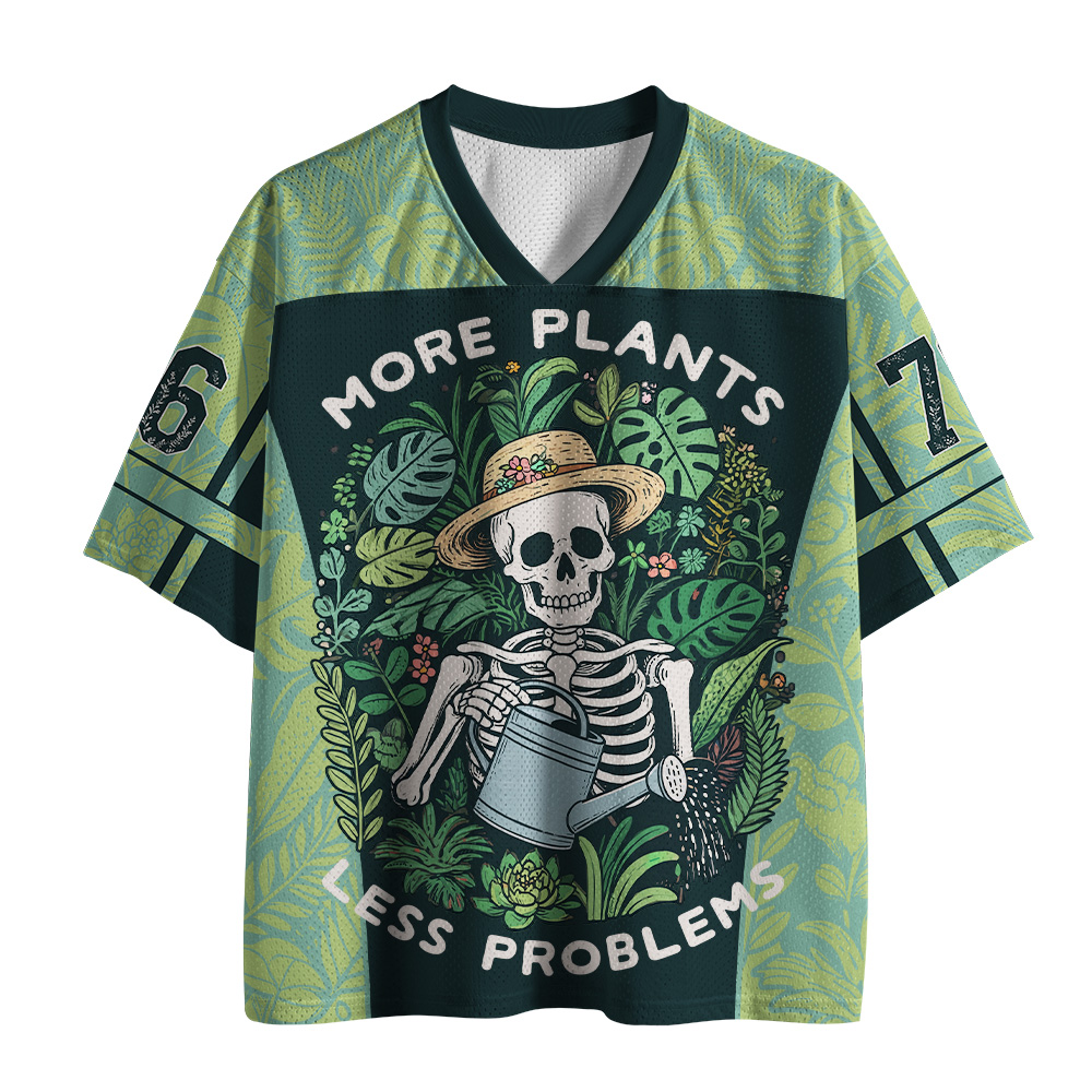 Tokyo-Tiger Plant Garden Skeleton Mesh Jersey