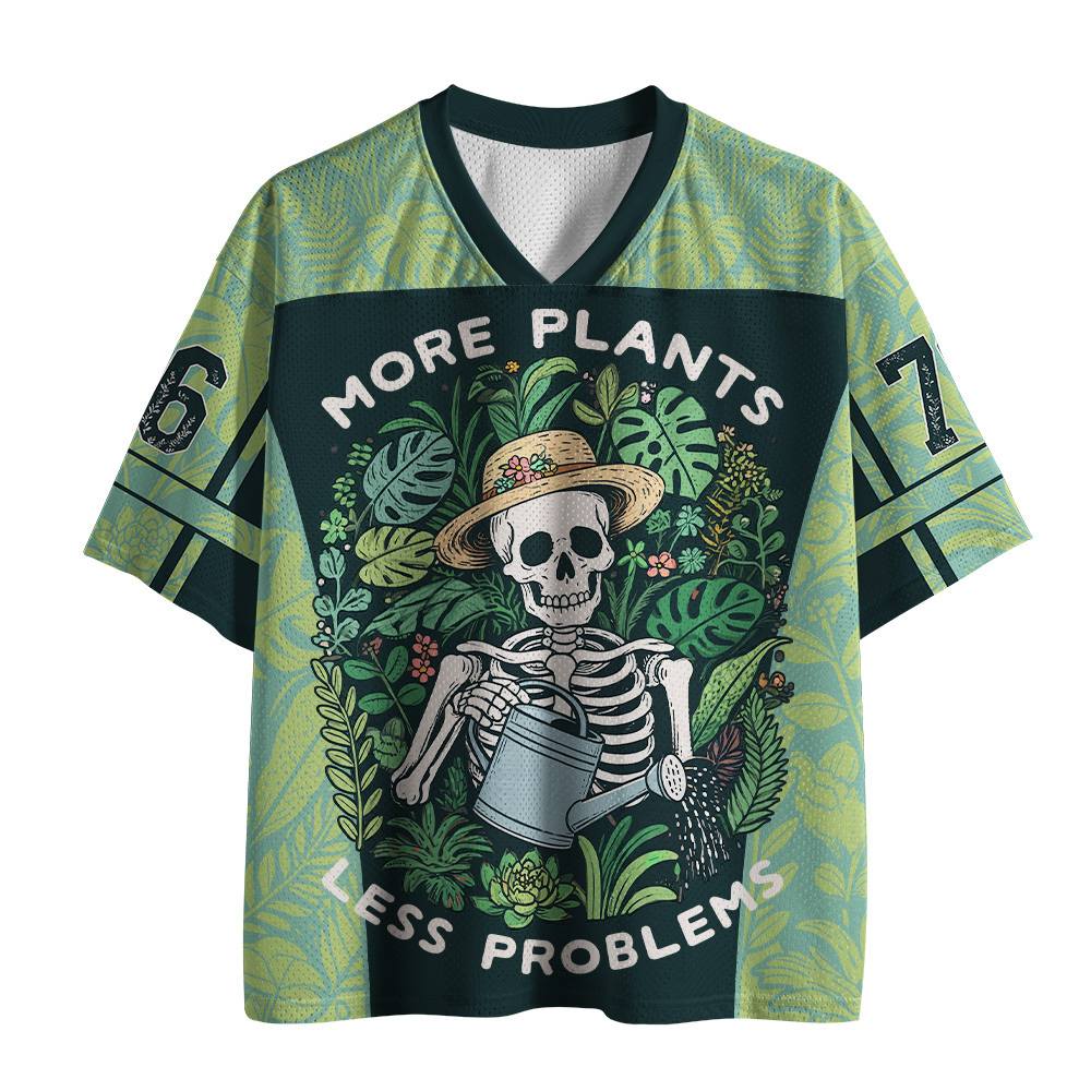 Tokyo-Tiger Plant Garden Skeleton Mesh Jersey