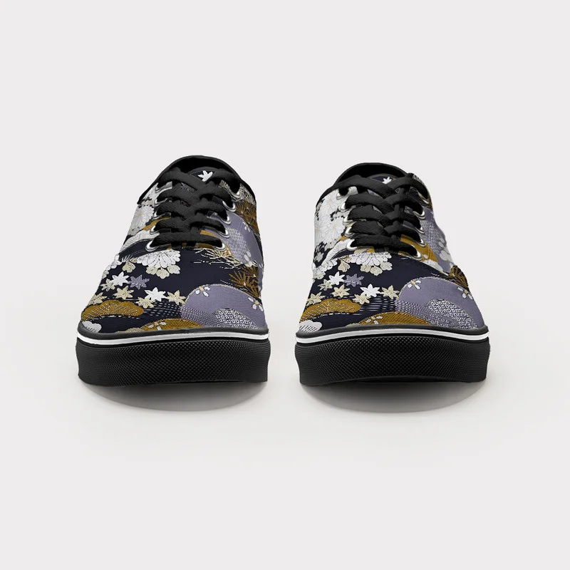 Tokyo-Tiger Japanese Floral Collection Canvas Shoes