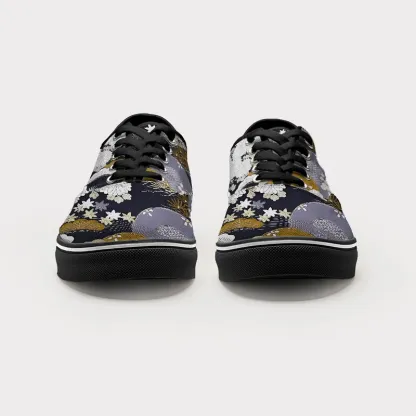 Tokyo-Tiger Japanese Floral Collection Canvas Shoes