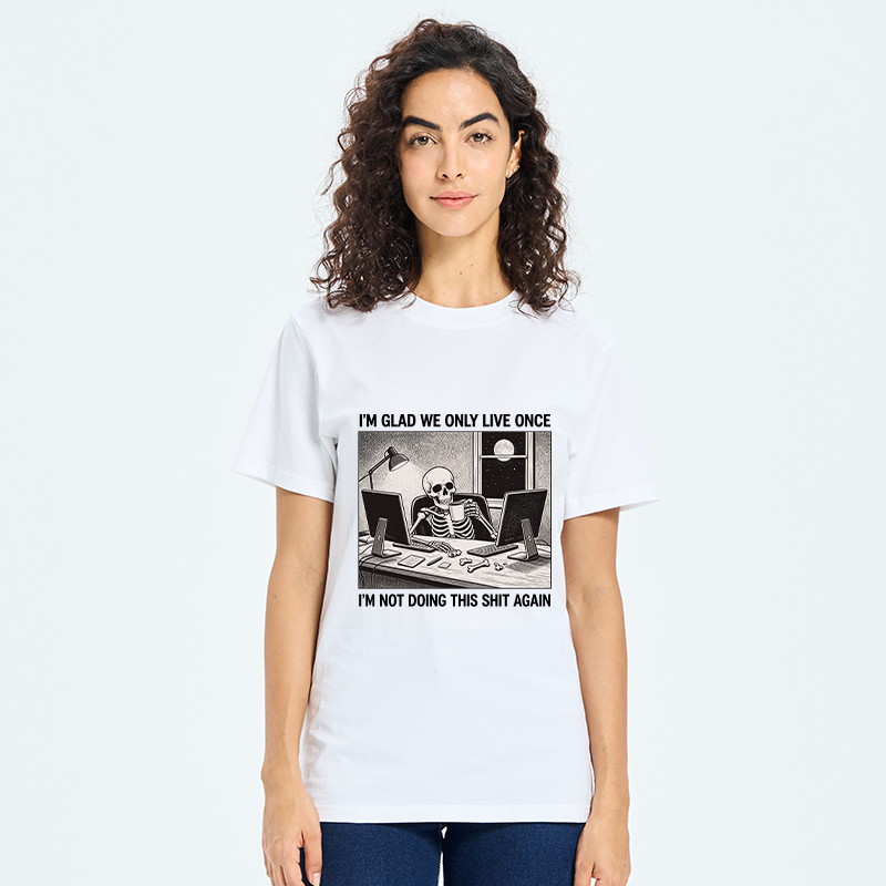 Tokyo-Tiger Funny Skeleton Coffee Break Meme Classic T-Shirt