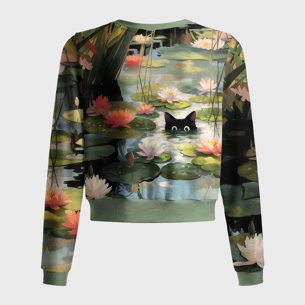 Tokyo-Tiger Cats In The Lotus Pond Women's Lightweight Cardigan