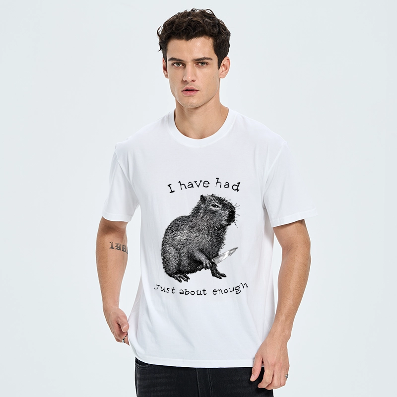 Tokyo-Tiger Capybara With A Knife Classic T-Shirt