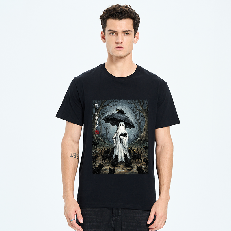 Tokyo-Tiger Ghost Cat Shelter Classic T-Shirt