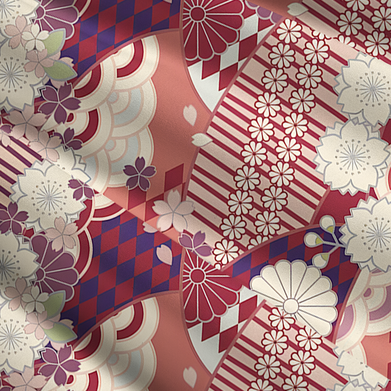 Tokyo-Tiger A Floral Fusion Maxi Skirt