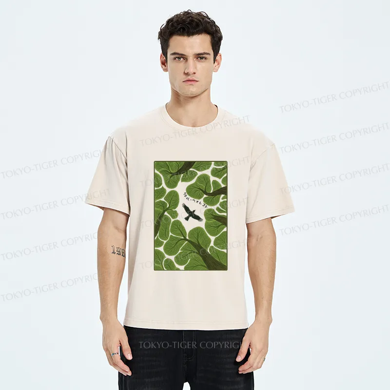 Tokyo-Tiger Free Bird Washed T-Shirt