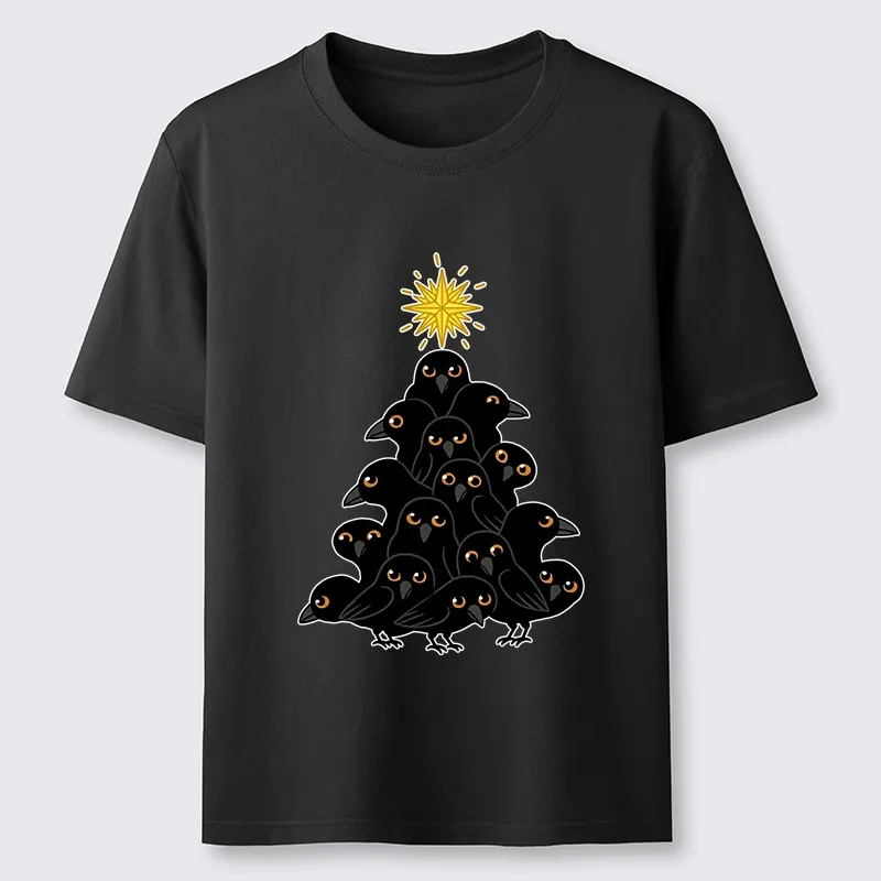 Tokyo-Tiger Crow Christmas Tree Classic T-Shirt