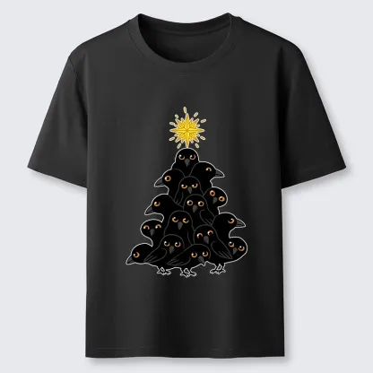 Tokyo-Tiger Crow Christmas Tree Classic T-Shirt