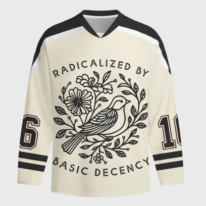 Tokyo-Tiger Pigeon That Was Moved Three Long-Sleeve Hockey Jersey