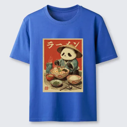 Tokyo-Tiger Panda Enjoying Ramen Classic T-Shirt