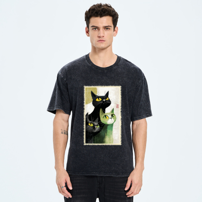 Tokyo-Tiger Three Small Silences Washed T-Shirt