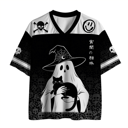 Tokyo-Tiger Ghost Cat Buddy Mesh Jersey