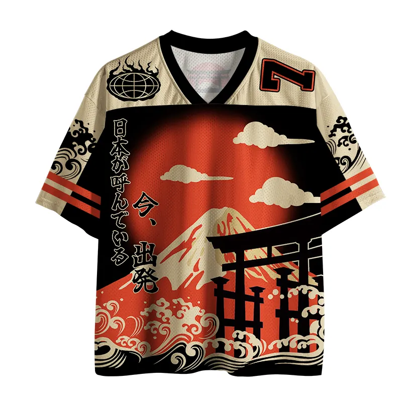 Tokyo-Tiger Japan Let's Go Now Mesh Jersey